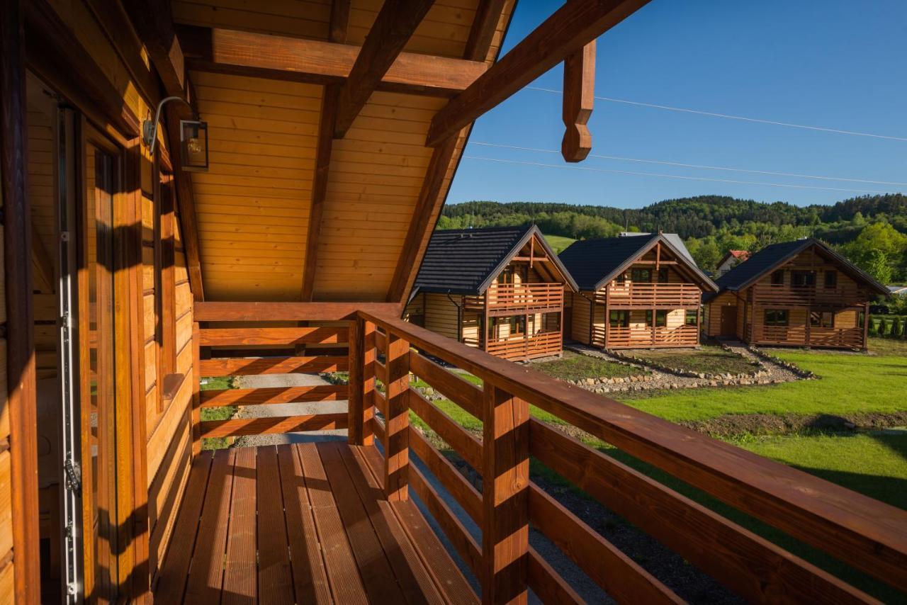 OSADA PODRÓŻNIKA - Całoroczne Domki Drewniane Hoczew Exterior foto